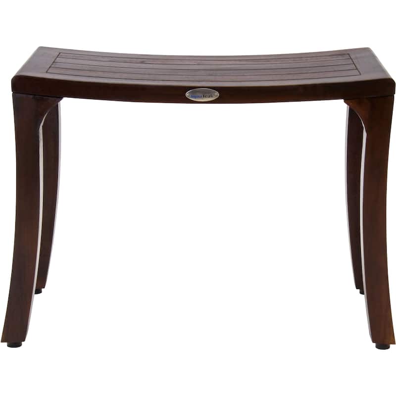 Patented Asia Curve Teak Shower Bench
