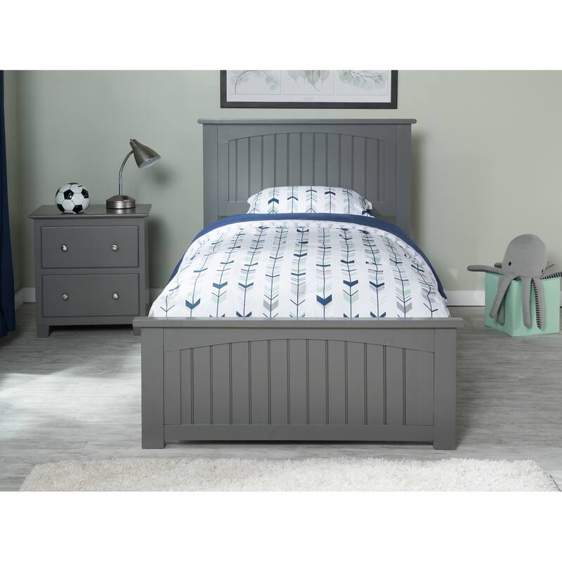 Twin Platform Bed with Drawers - Classic Comfort Bed Frame, White Finish, Underbed Storage