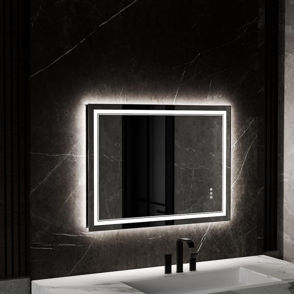 Modland LED Bathroom Vanity Mirror Anti-Fog Tempered Glass Dimmable