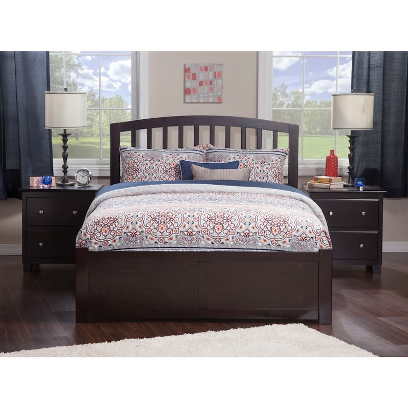 Full Platform Bed with Trundle - Modern Design, Twin Size, Sturdy Frame, Easy Assembly, Home Bedroom Furniture