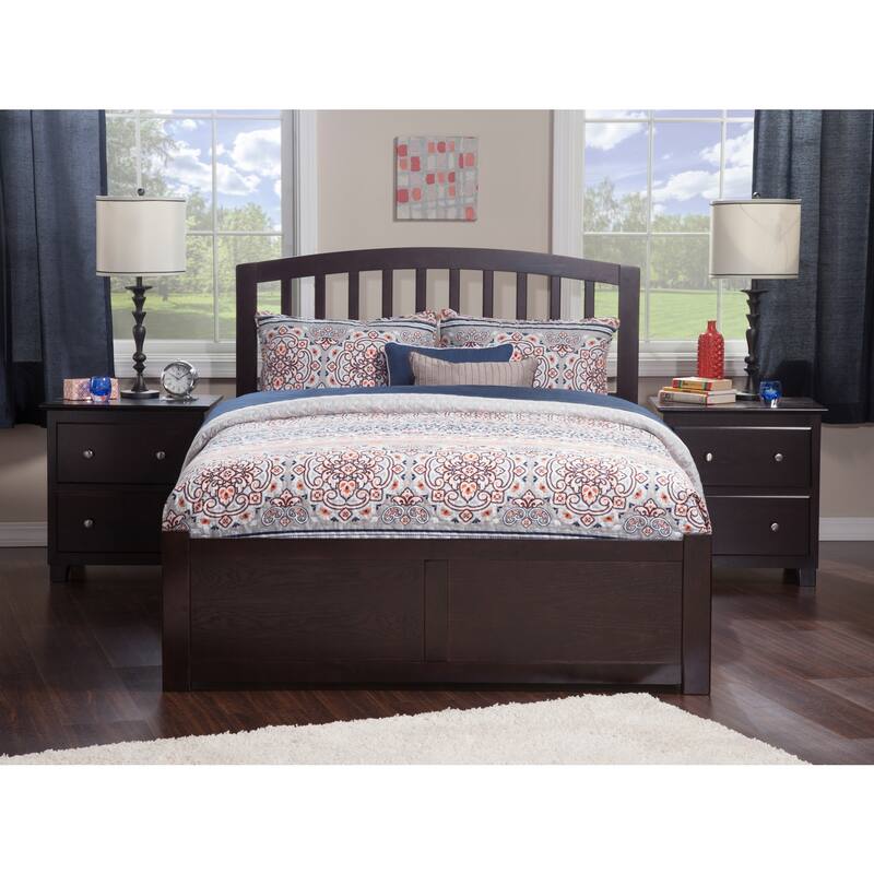 Full Platform Bed with Trundle - Twin Size, Modern Design, Sturdy Frame, Easy Assembly, Space Saving