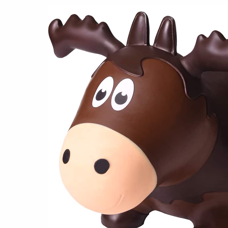 Toddler Boys and Girls Wildlife Hopper Bounce Toy, Moose