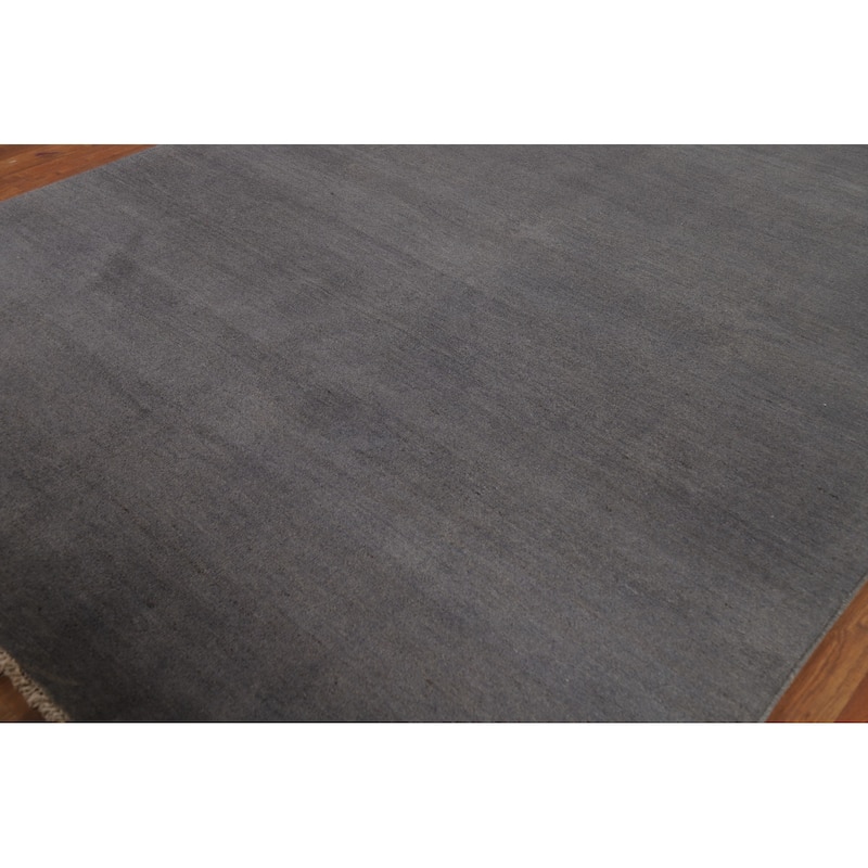 Contemporary Gabbeh Oriental Area Rug Handmade Wool Carpet - 6'9" x 9'9"