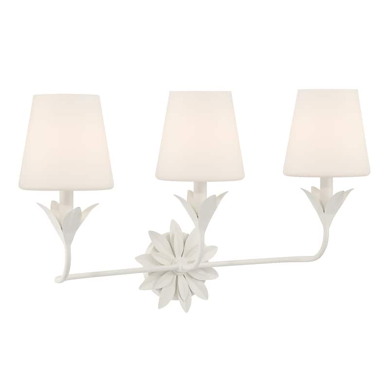 Crystorama Lighting Group 573-OP Broche 3 Light 25" Wide Vanity Light