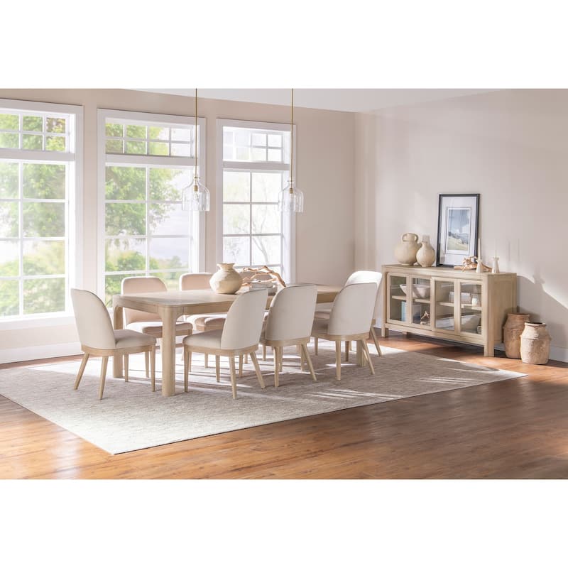 Solano Extension Table Dining Set Weathered Mango - 9-Piece Set