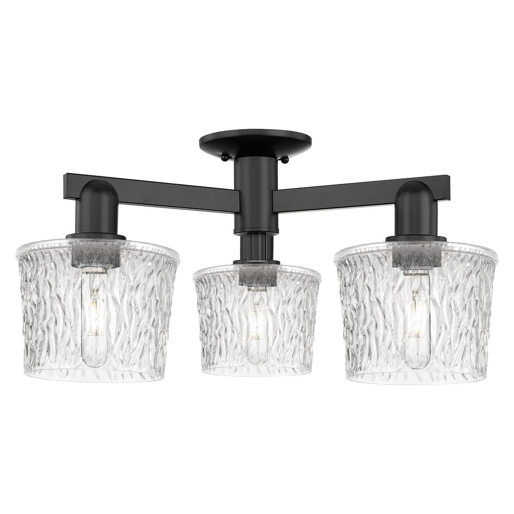 Innovations Lighting Endless Possibilities Arcadia - Niagara - 3 Light 24" Semi-Flush Mount