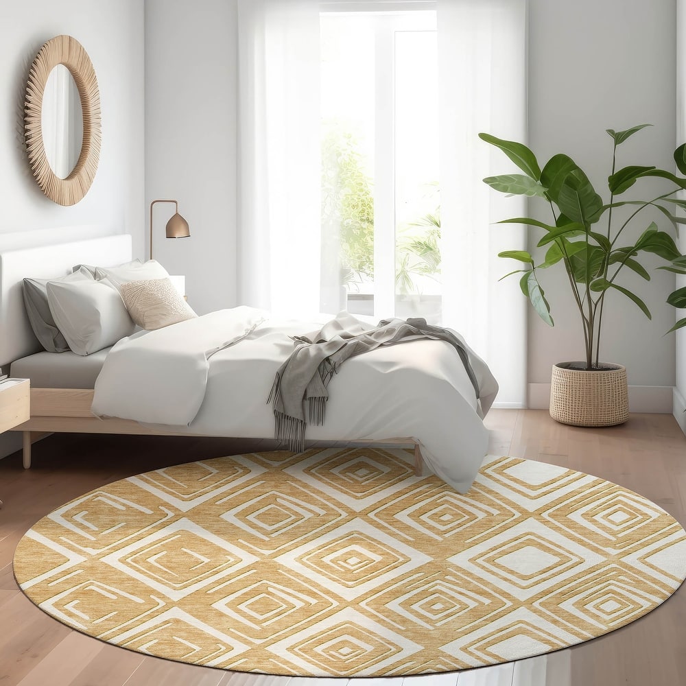 Premium Washable Super Soft Diamond Cascade Mayfield Rug