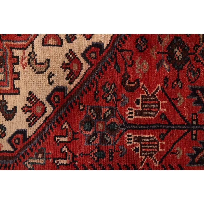 ECARPETGALLERY Hand-knotted Andelz Red Wool Rug - 3'6 x 6'9