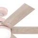 preview thumbnail 8 of 24, Hunter 44" Pacer Ceiling Fan with LED Light Kit and Handheld Remote - Modern Farmhouse, Transitional