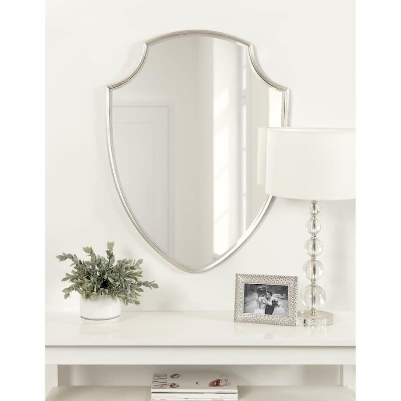 Kate and Laurel Caskill Framed Shield Wall Mirror