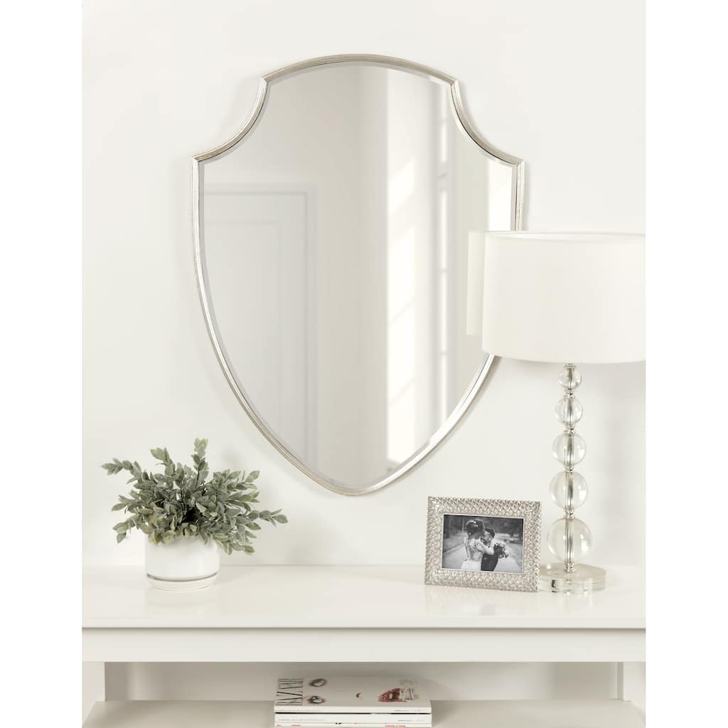 Kate and Laurel Caskill Framed Shield Wall Mirror