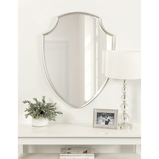 Kate and Laurel Caskill Framed Shield Wall Mirror