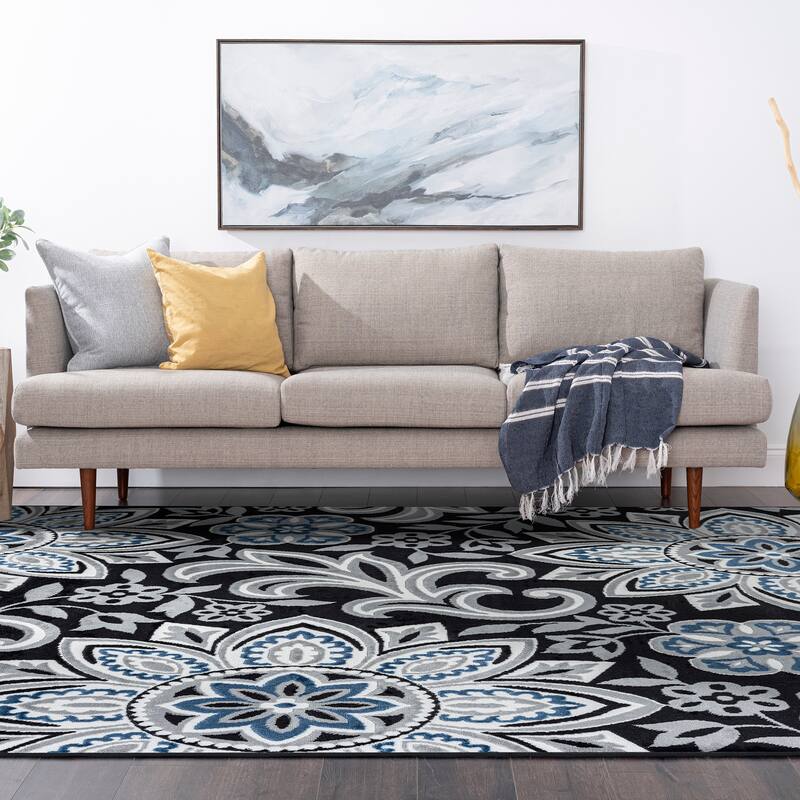 Wyman Bohemian & Eclectic Floral Indoor Area Rug