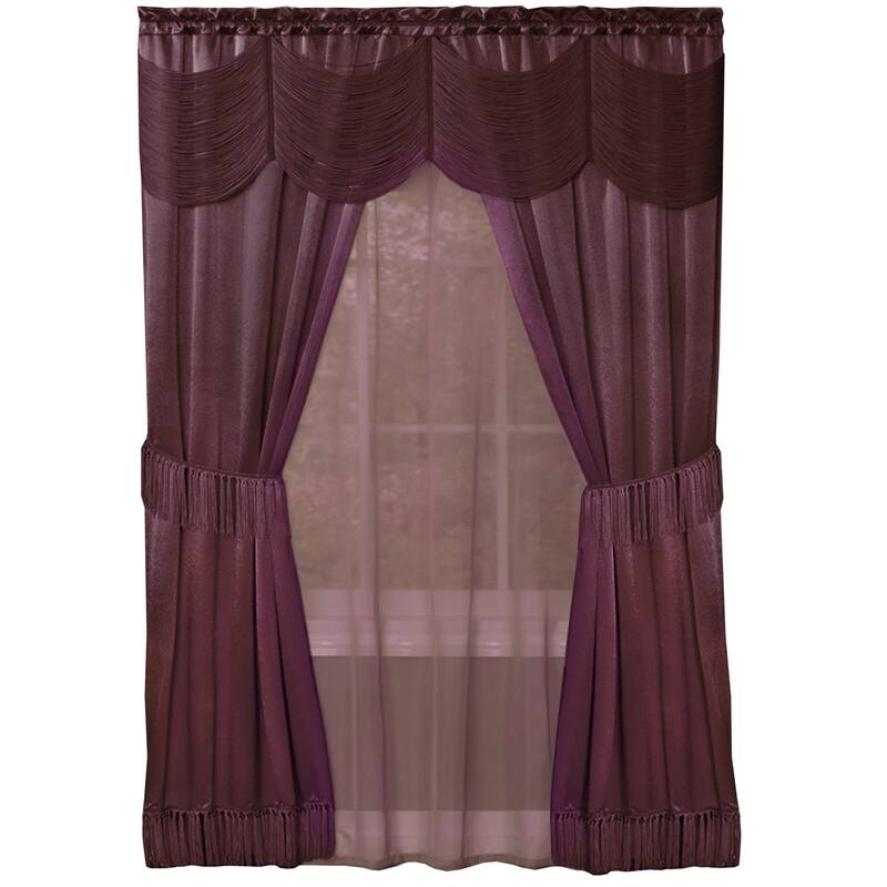 Achim Halley 6 Piece Window Curtain Set