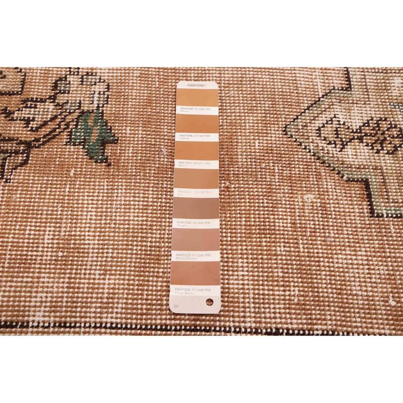 ECARPETGALLERY Hand-knotted Antalya Vintage Brown Wool Rug - 8'8 x 12'0