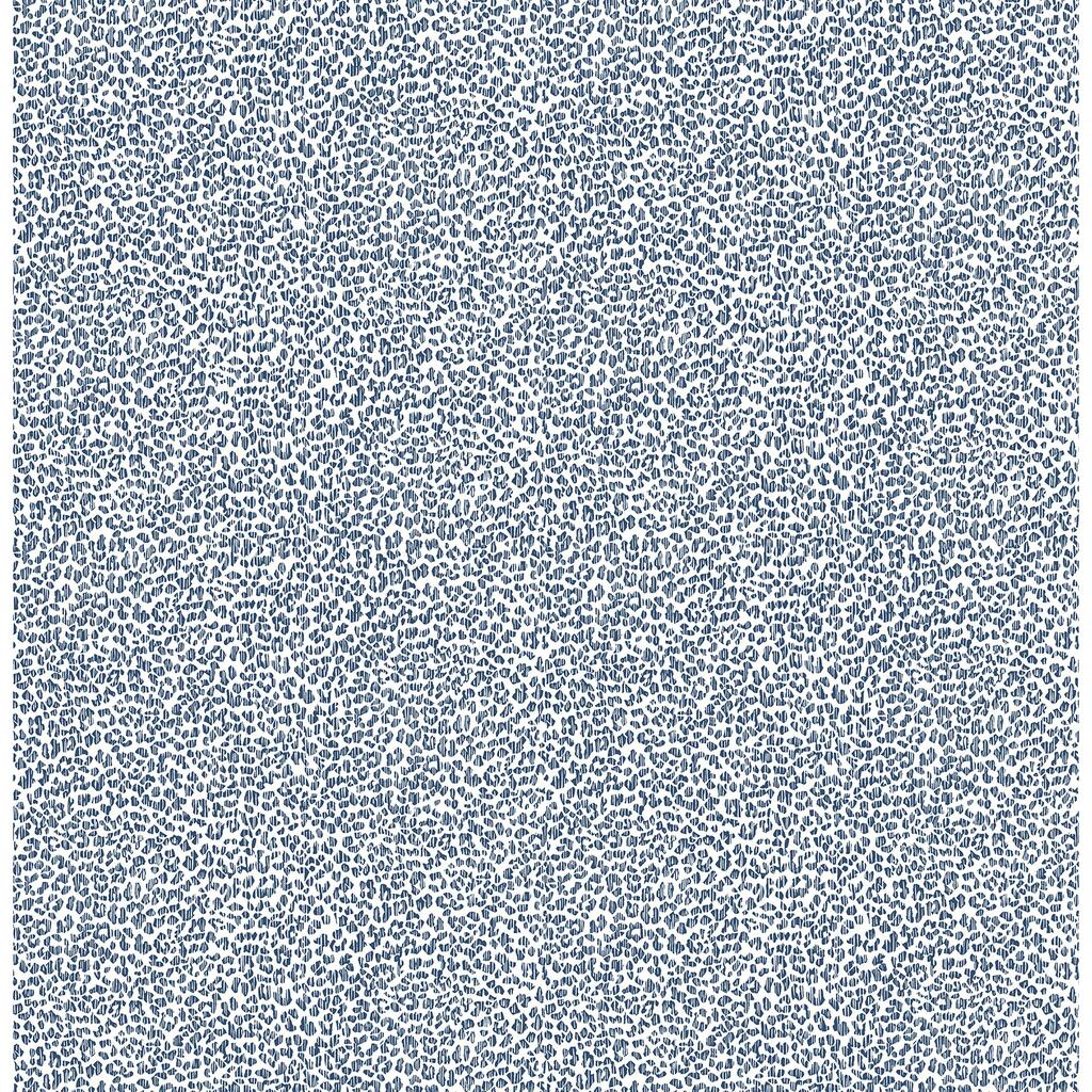 A-Street Prints Soul Indigo Animal Print Wallpaper
