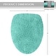 preview thumbnail 54 of 189, Home Weavers Waterford Collection Cotton Toilet Lid Rug | Elastic Fit | Fit Most Standard Toilet Lid | 18"x18"
