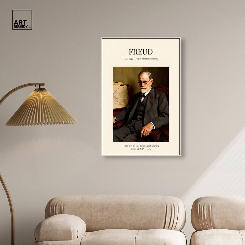 Father of Psychoanalysis Canvas by Art Remedy