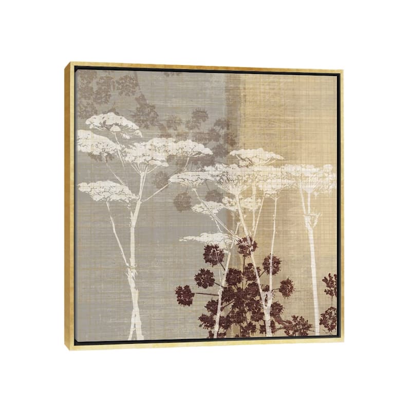 iCanvas "Lace I" by Tandi Venter Framed - 12x12 - Gold