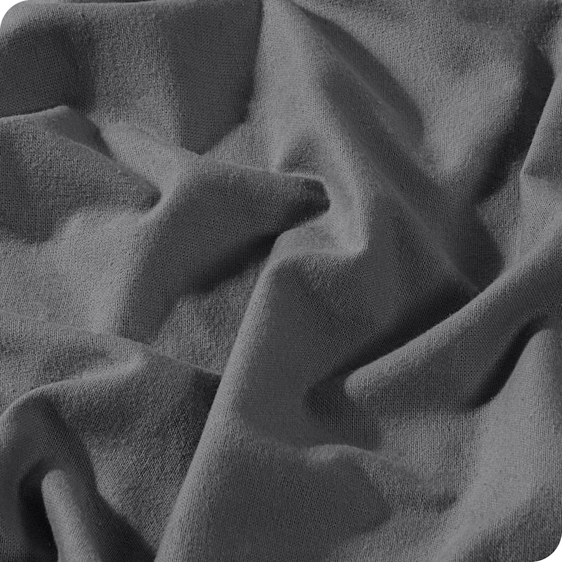 Bare Home Cotton Flannel Duvet Cover and Sham Set