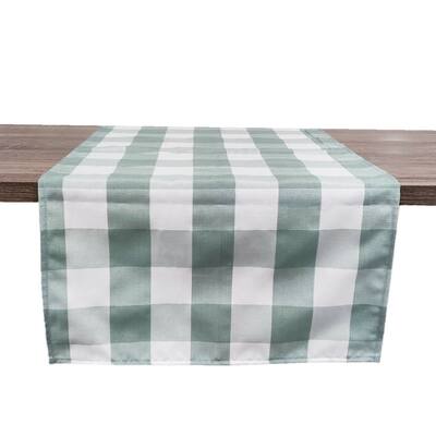 Handmade Buffalo Check Table Runner Sage - 16" x "108