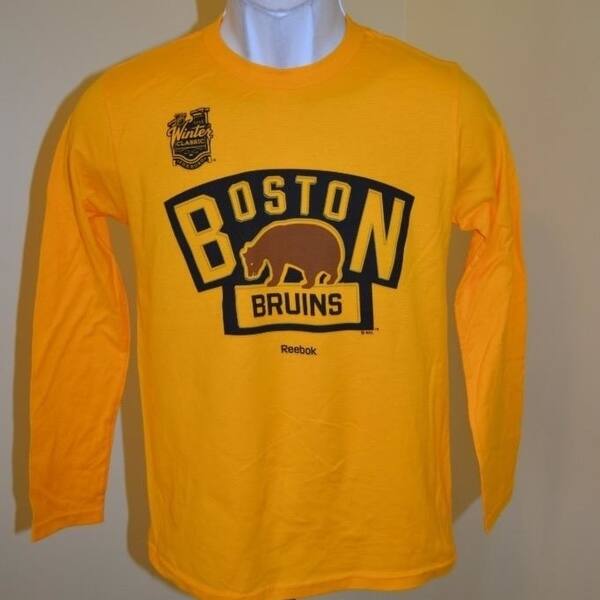 Shop Boston Bruins 2016 Winter Classic Youth Medium 10 12 Gold T