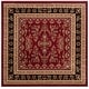 preview thumbnail 1 of 0, SAFAVIEH Lyndhurst Kuralay Traditional Oriental Rug 6' Square - Red/Black - Square