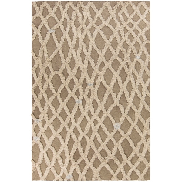 Hand-Woven Addisyn Geometric Wool Area Rug