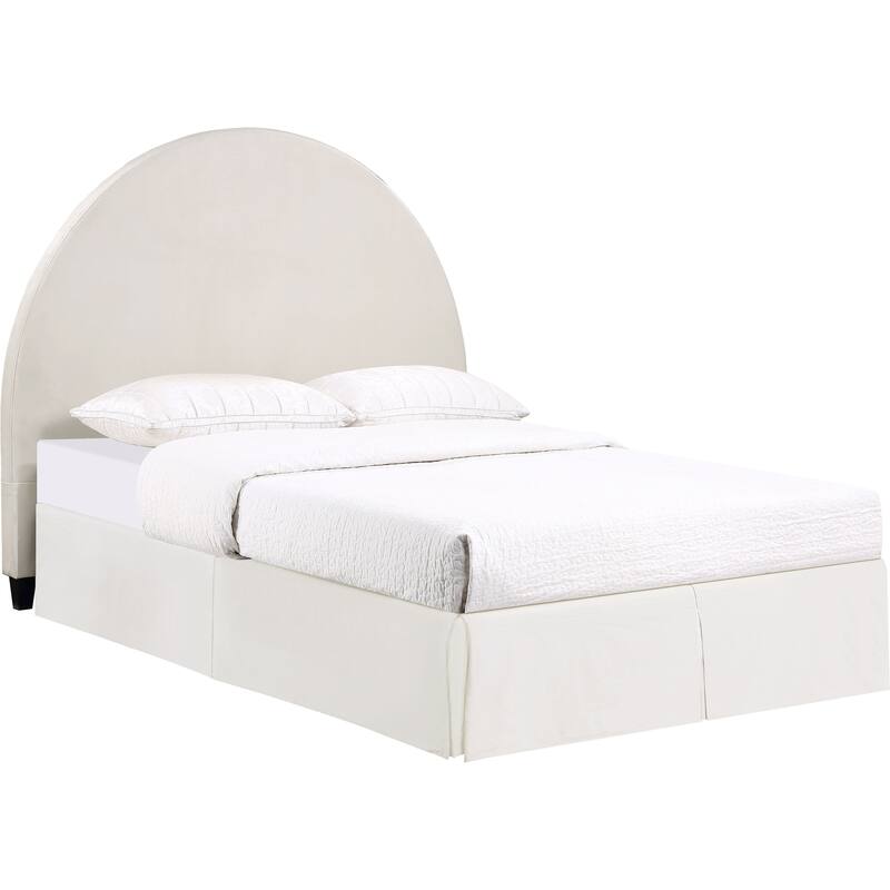 June Transitional Upholstered Panel Headboard