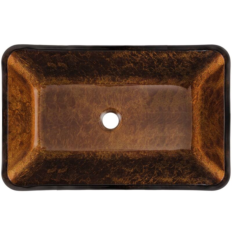 Vigo 22-1/2" Glass Bathroom Vessel Sink