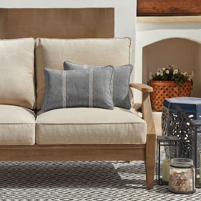 Sorra Home Sunbrella Outdoor Corded Pillow Set of 2