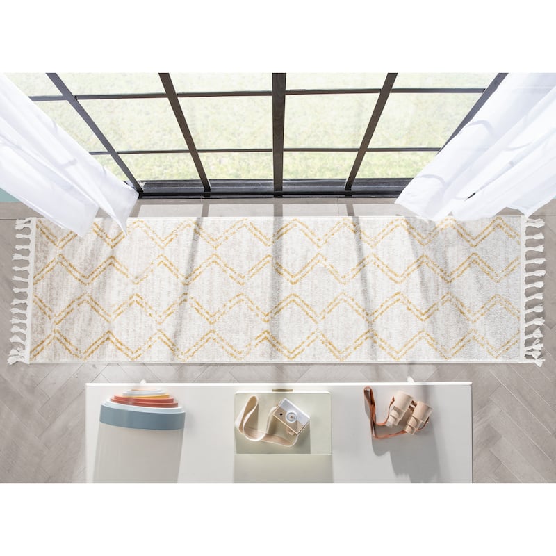 Well Woven Kennedy Reeve Modern Chevron Pattern Area Rug