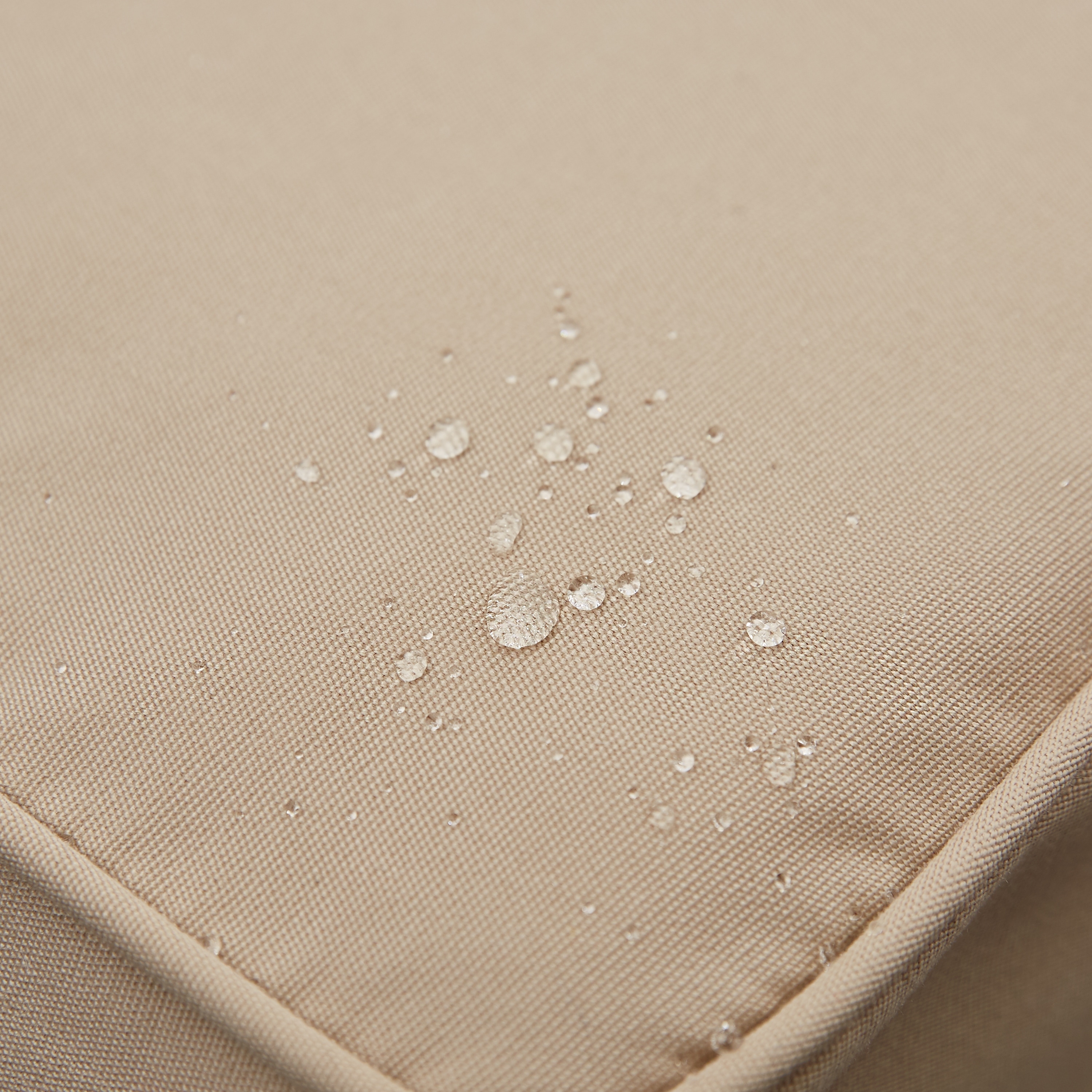 Sunbrella Canvas Taupe Indoor Outdoor Deep Seating Chair Cushion