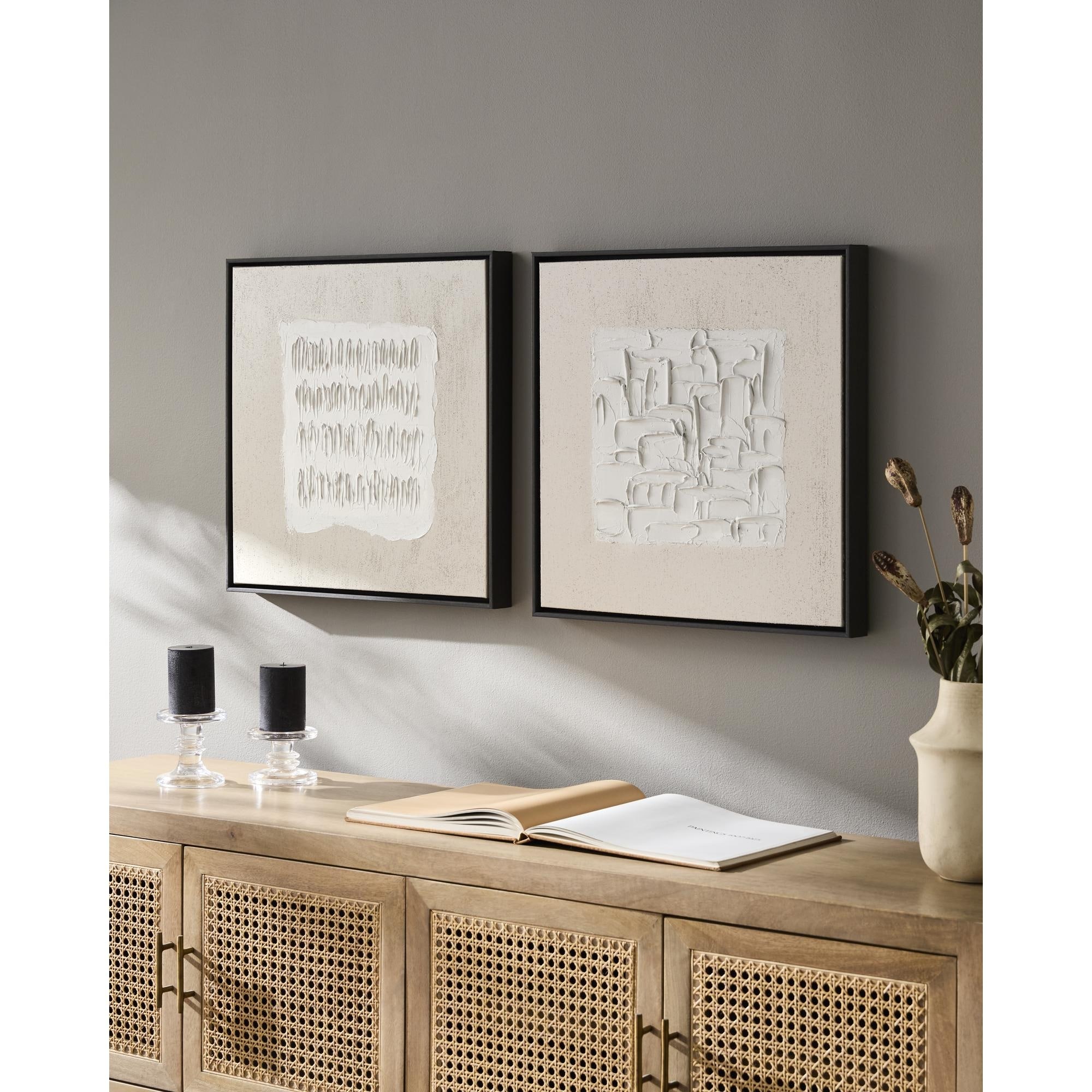 Livabliss Sea of Azov Modern Framed Art Set of 2