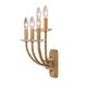 preview thumbnail 9 of 8, Minka Lavery 5285 Atella 5 Light 14" Tall Wall Sconce