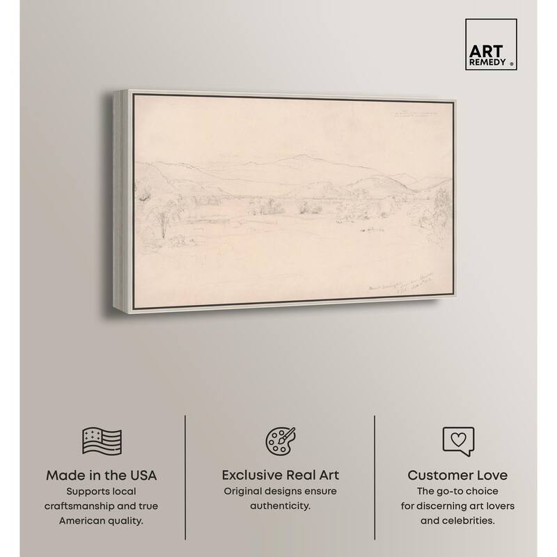 Study for View Mt. Washington Canvas by Art Remedy