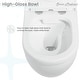 preview thumbnail 54 of 56, Ivy Wall Hung Elongated Toilet Bowl 0.8/1.28 GPF Dual Flush