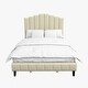 preview thumbnail 7 of 55, Tufted Upholstered Platform Bed with Sturdy Center Legs and Elegant Headboard for Bedroom by HULALA HOME