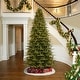 preview thumbnail 1 of 19, Glitzhome 11ft Pre-Lit Realistic Green Full Fir Artificial Christmas Tree with 3200 Lights & Foot Pedal