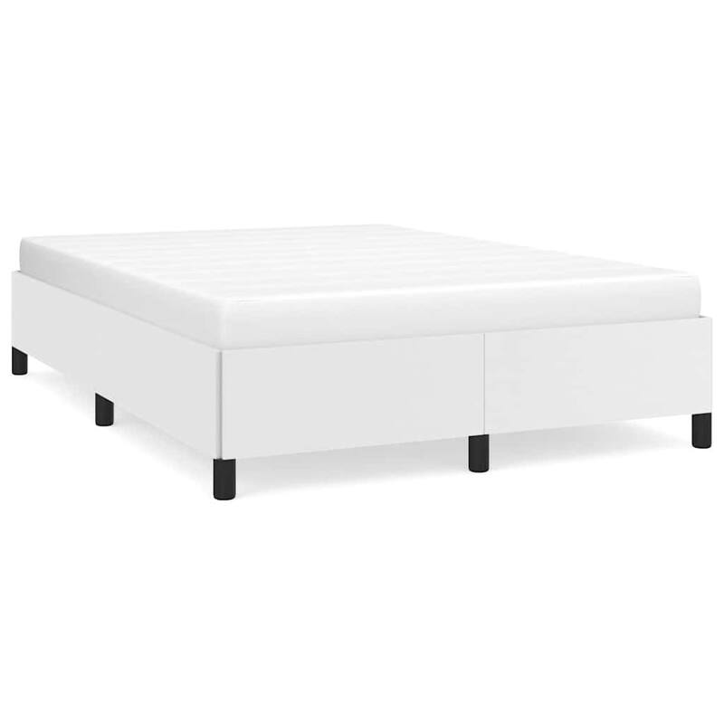 vidaXL Bed Frame, Faux Leather, No Mattress