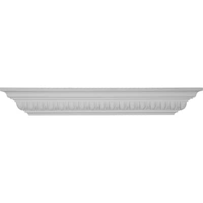 30"W x 3 7/8"H x 5 1/4"P Egg & Dart Shelf