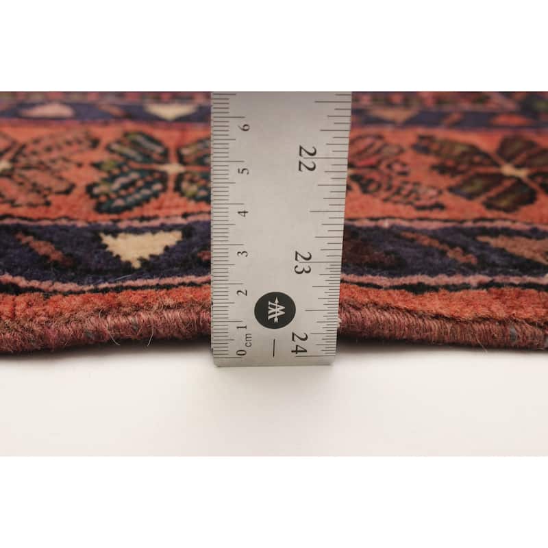 ECARPETGALLERY Hand-knotted Andelz Dark Copper Wool Rug - 4'5 x 6'7