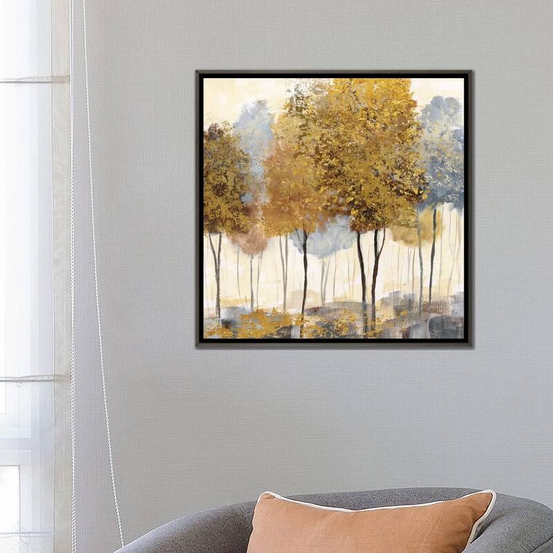 iCanvas "Metallic Forest II" by Nan Framed
