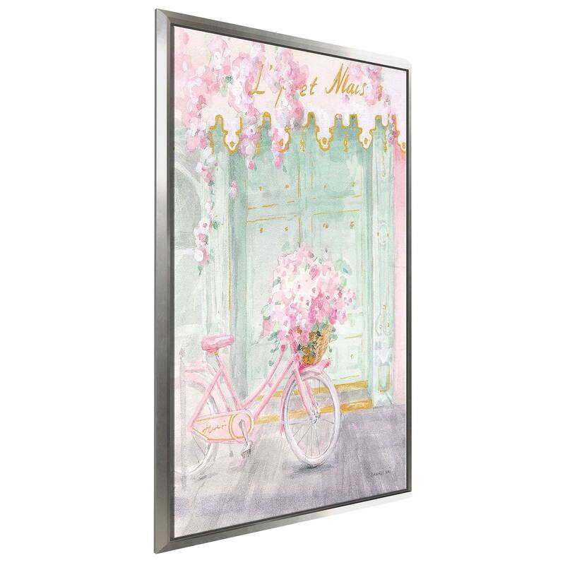 "Pastel Paris I" Print on Floating Canvas