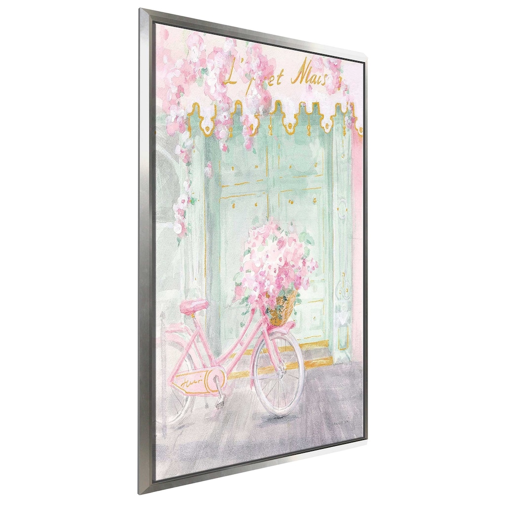 "Pastel Paris I" Print on Floating Canvas