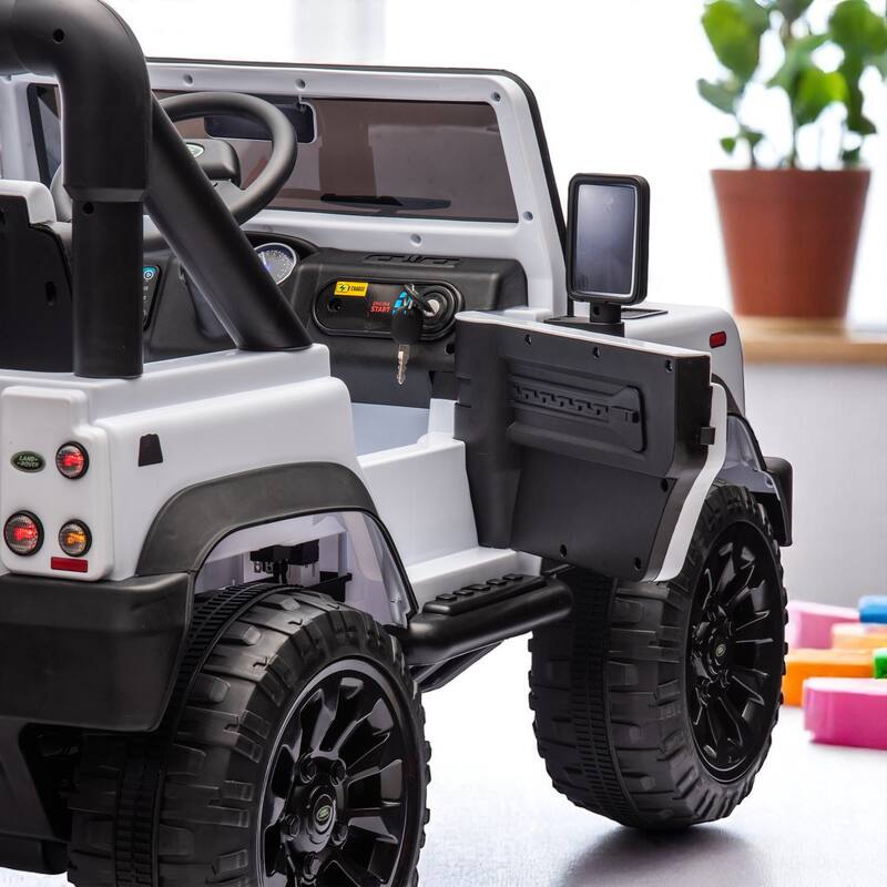 24V Licensed Land Rover Defender Ride-On Car for Kids with Remote Control, Motors,Bluetooth Music, LED Lights - Electric Vehicle