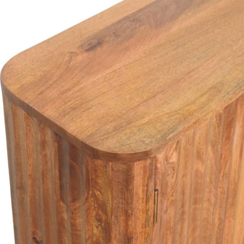 Artisan Furniture Solid Wood Montara Sideboard, Golden Teak, 2-Doors, 3-Drawers