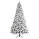preview thumbnail 36 of 131, Glitzhome 6FT/7.5FT/9FT/11FT Snow Flocked Pre-lit Artificial Fir Christmas Trees