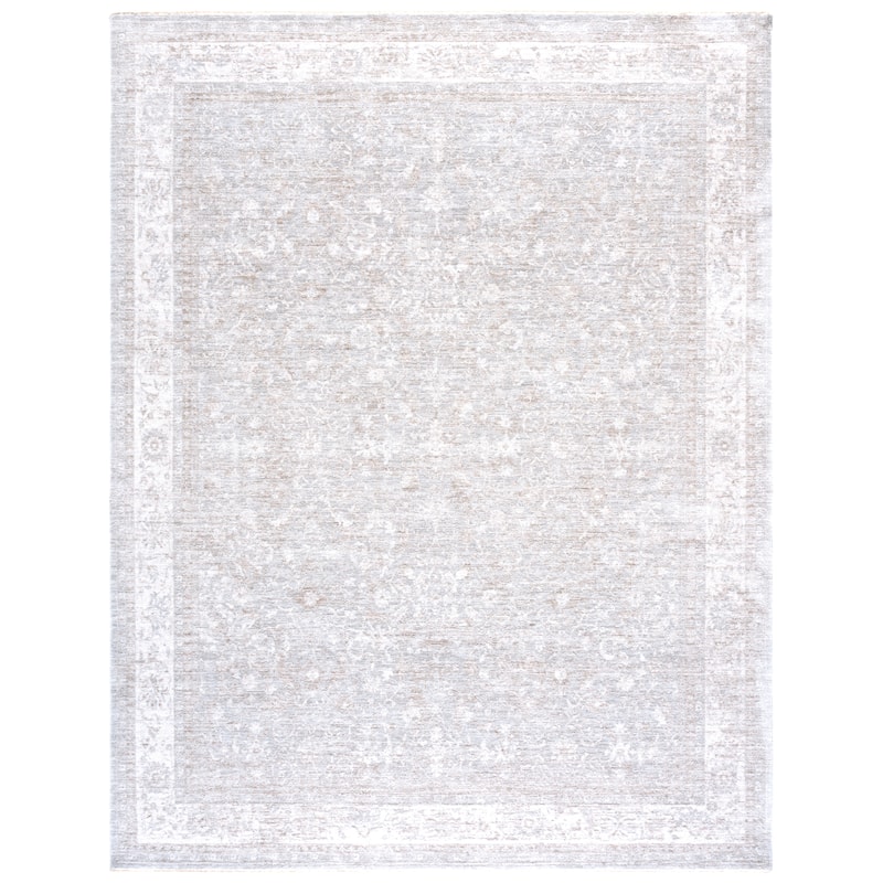 Martha Stewart Myrtille Traditional Rug - 8' x 10' - Ivory/Light Grey