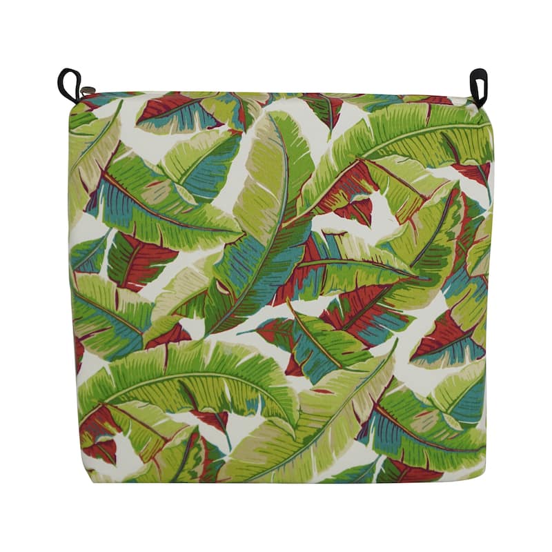20-inch by 19-inch Indoor/Outdoor Chair Cushions (Set of 2) - 20 x 19